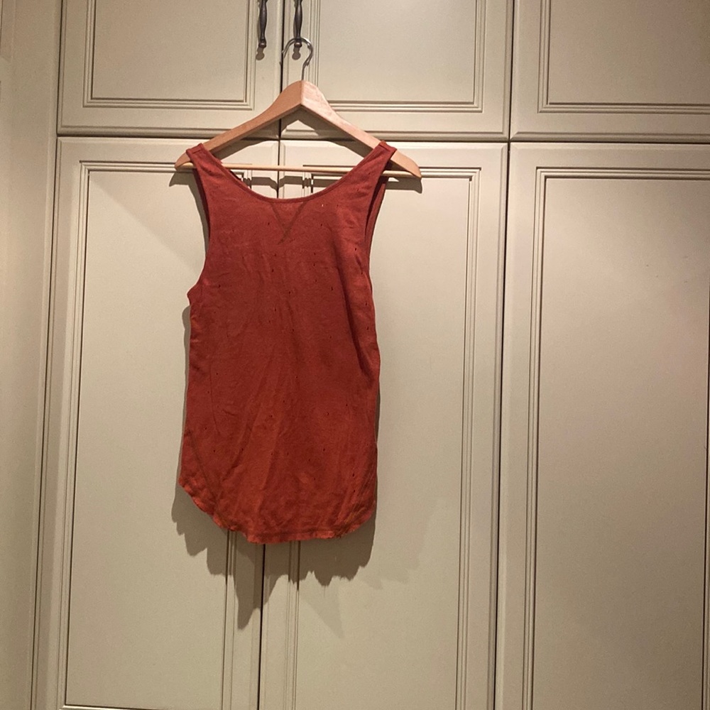 Sunset orange tank